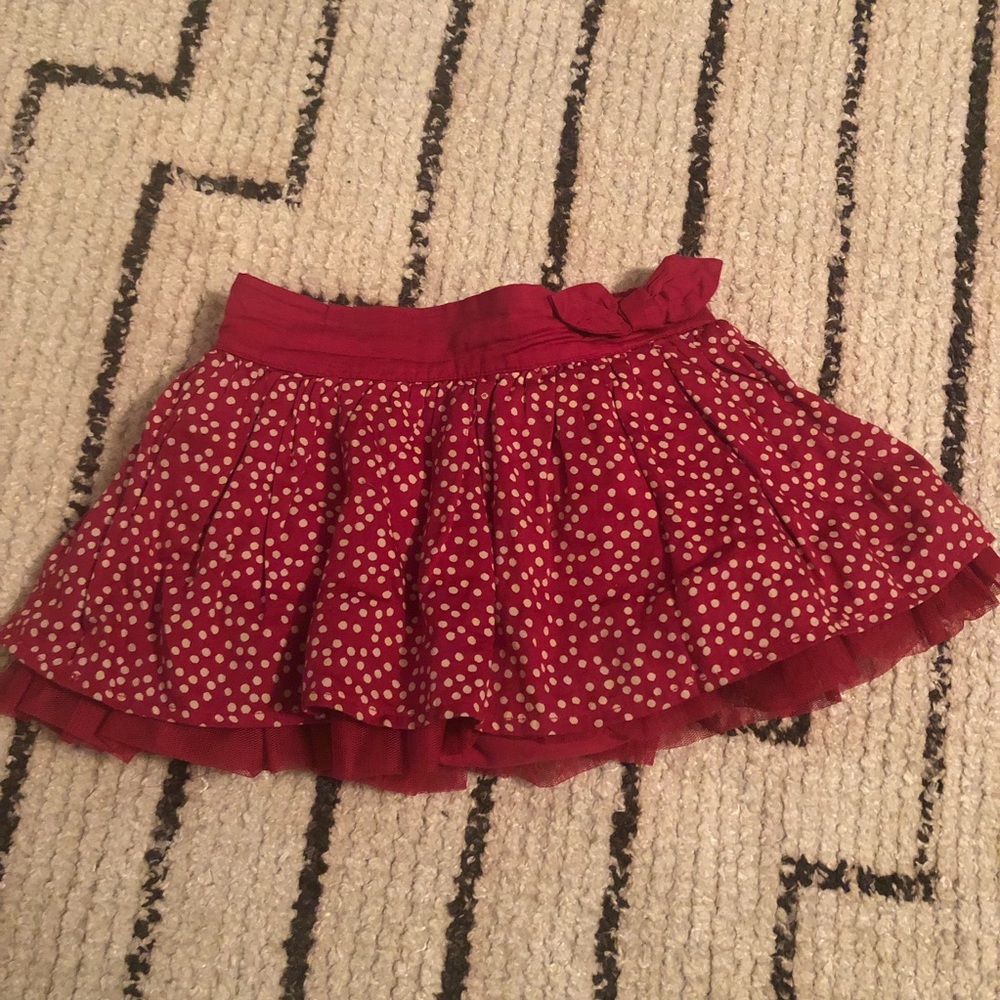 Baby Gap polka dot skirt